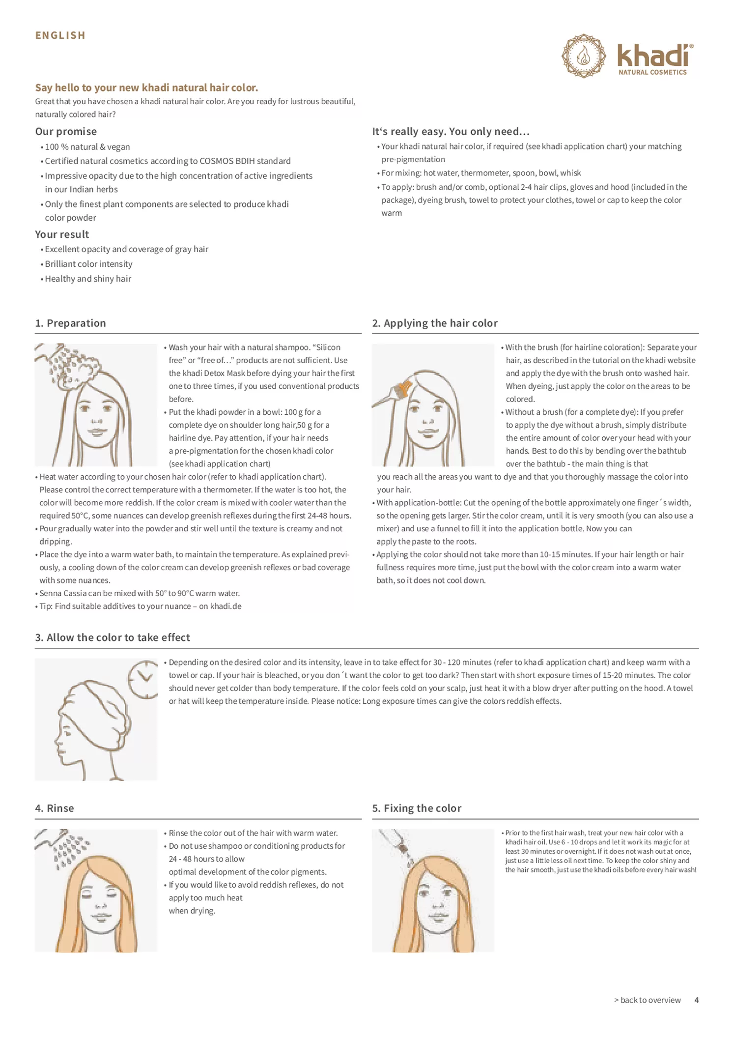 Haarverf Dark Blond afbeelding van document #4, gebruiksaanwijzing