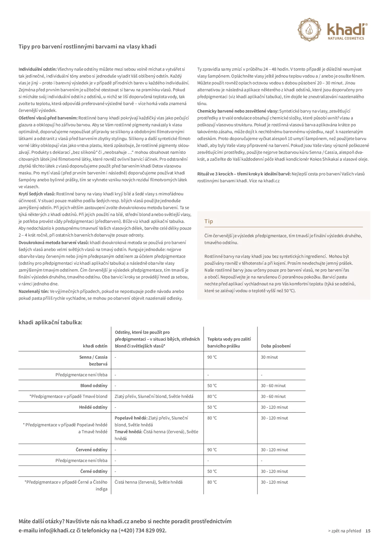 Haarverf Sunrise afbeelding van document #15, gebruiksaanwijzing