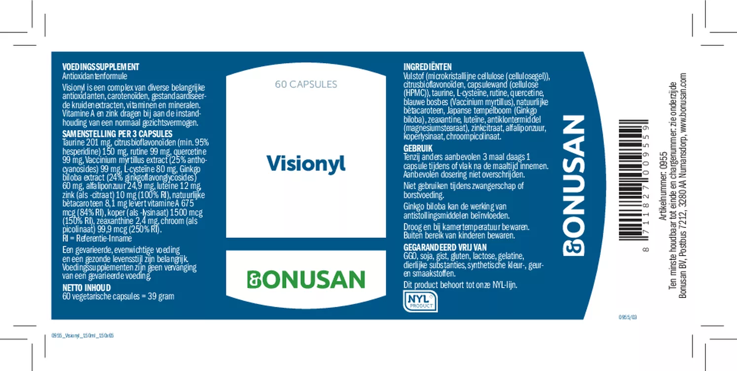 Visionyl Capsules afbeelding van document #1, etiket