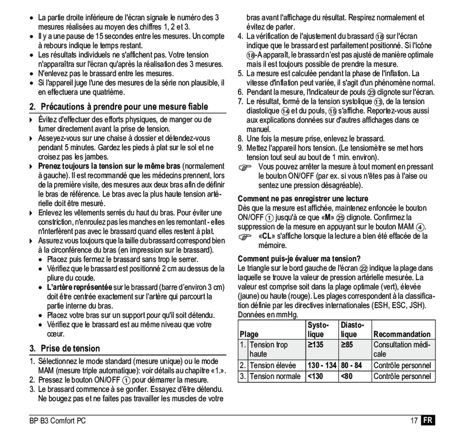 Microlife BP Bloeddrukmeter B3 Comfort PC afbeelding van document #19, gebruiksaanwijzing