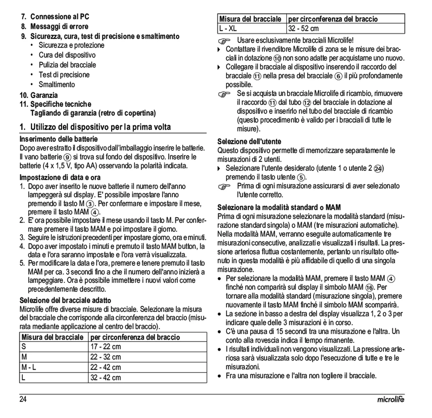 Microlife BP Bloeddrukmeter B3 Comfort PC afbeelding van document #26, gebruiksaanwijzing