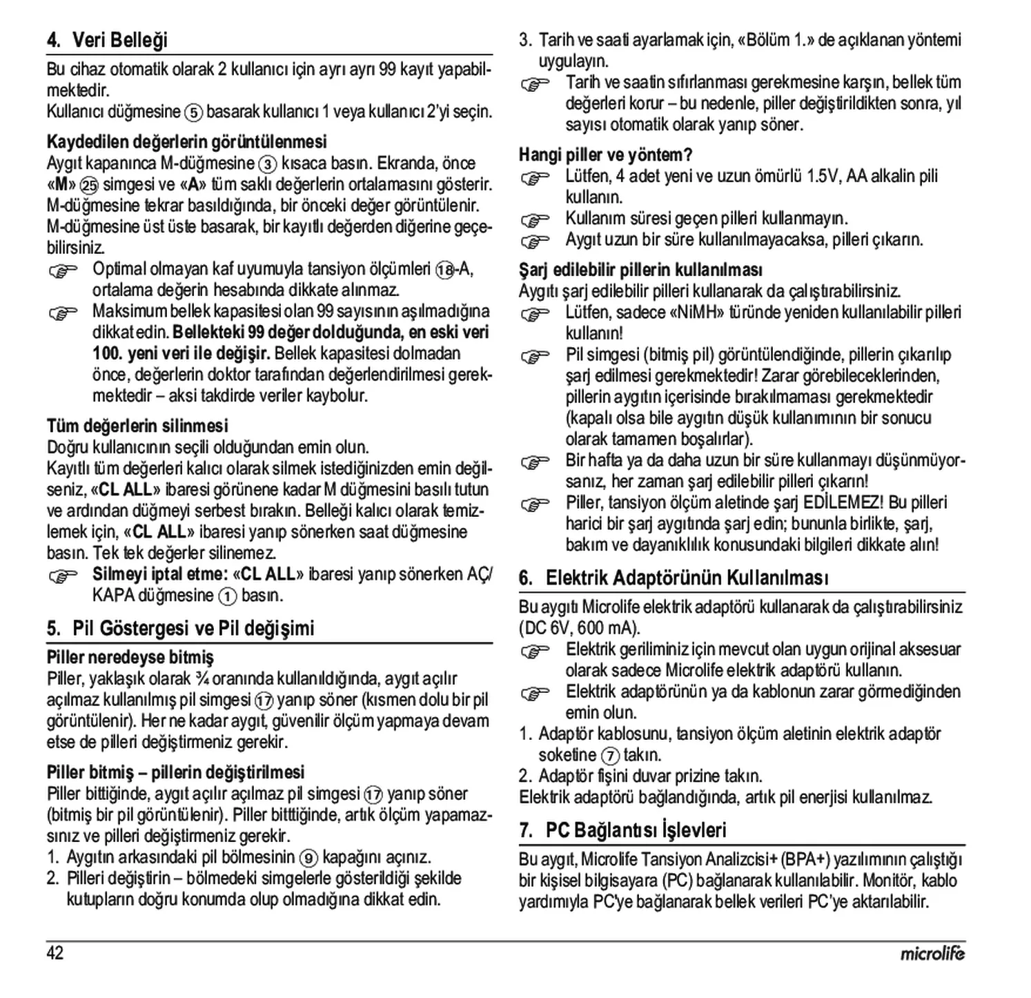 Microlife BP Bloeddrukmeter B3 Comfort PC afbeelding van document #44, gebruiksaanwijzing