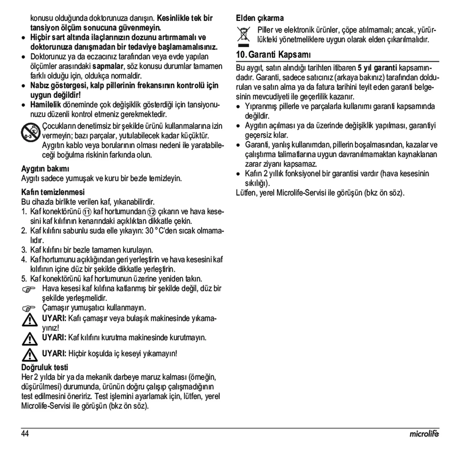 Microlife BP Bloeddrukmeter B3 Comfort PC afbeelding van document #46, gebruiksaanwijzing