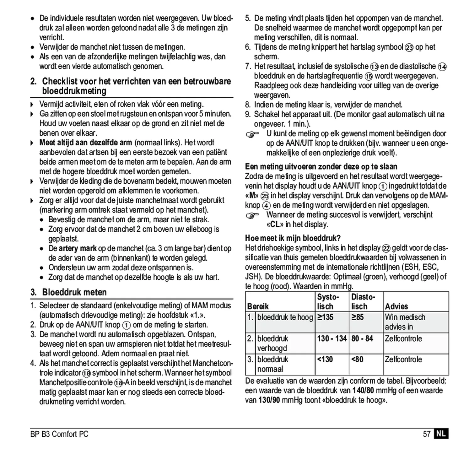 Microlife BP Bloeddrukmeter B3 Comfort PC afbeelding van document #59, gebruiksaanwijzing