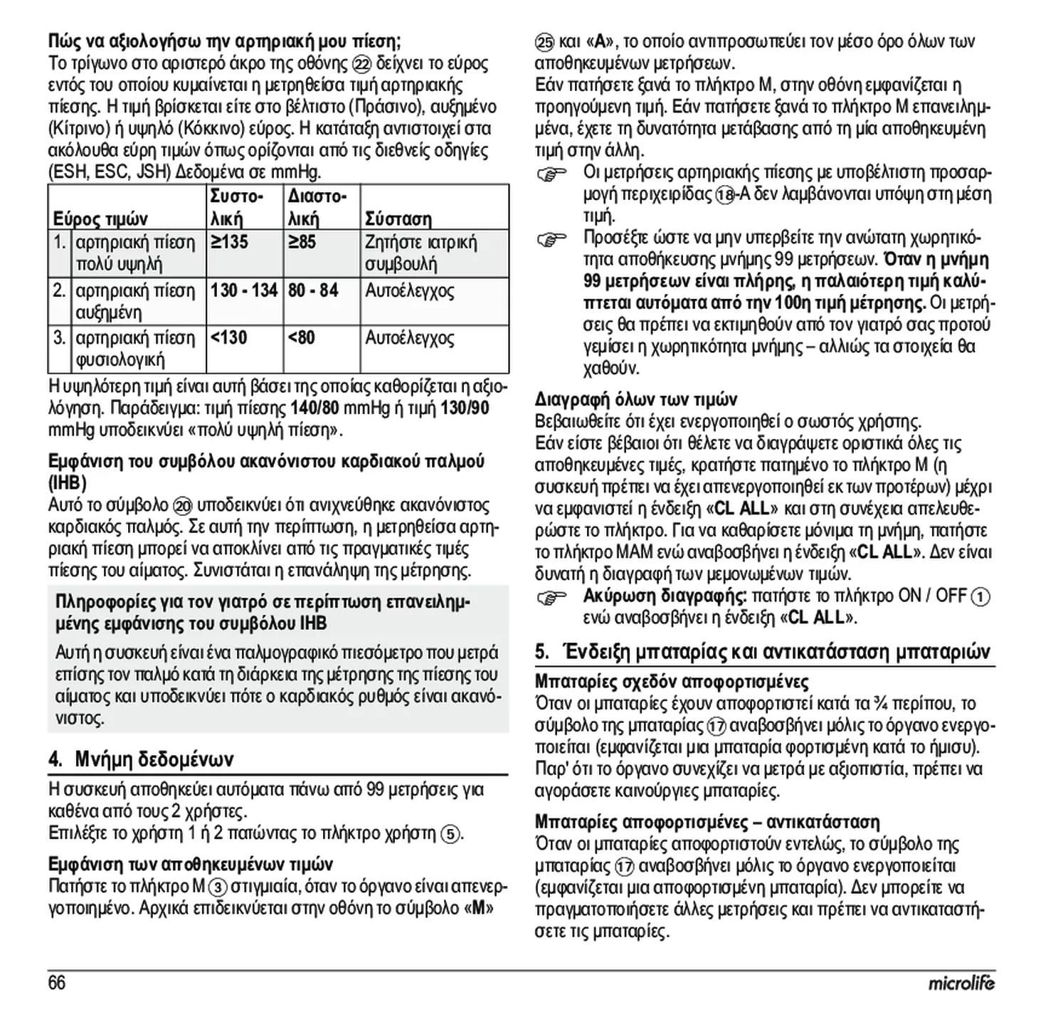 Microlife BP Bloeddrukmeter B3 Comfort PC afbeelding van document #68, gebruiksaanwijzing