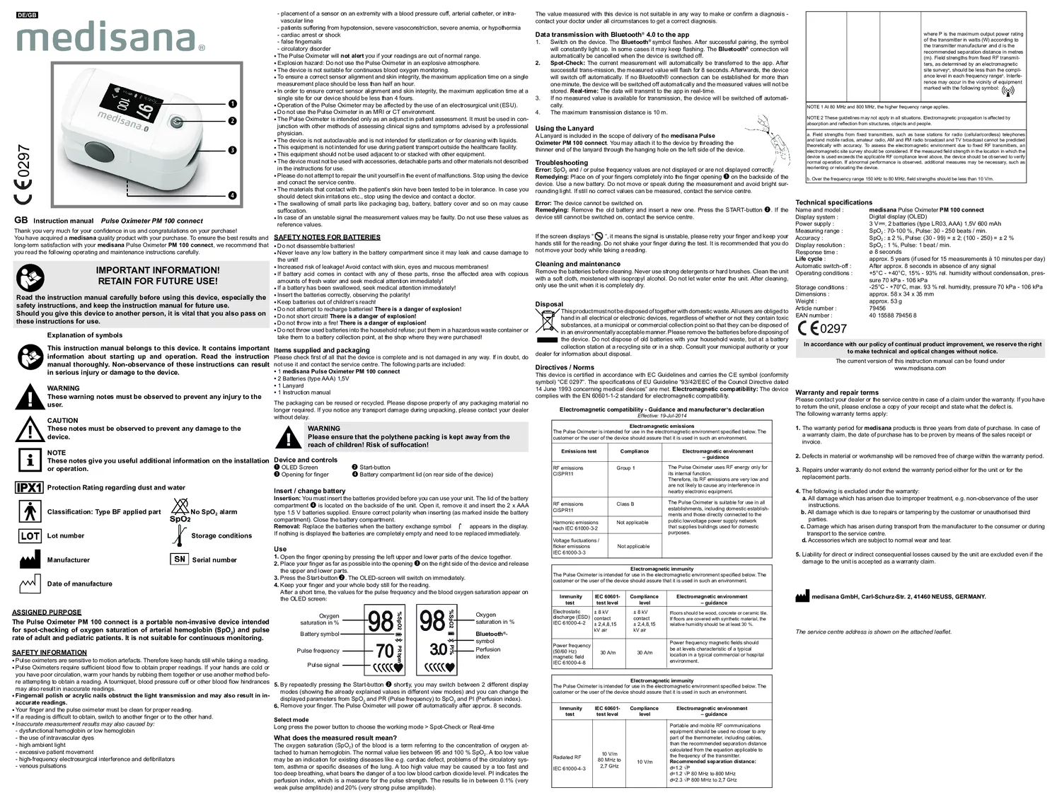 Saturatiemeter PM100 afbeelding van document #2, extra_info