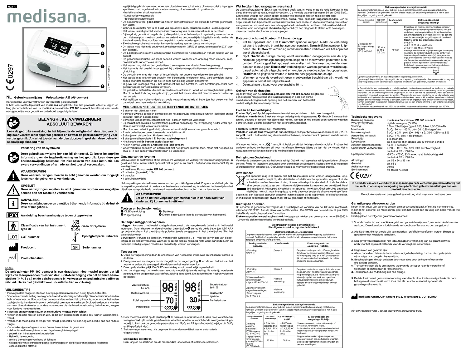 Saturatiemeter PM100 afbeelding van document #3, extra_info