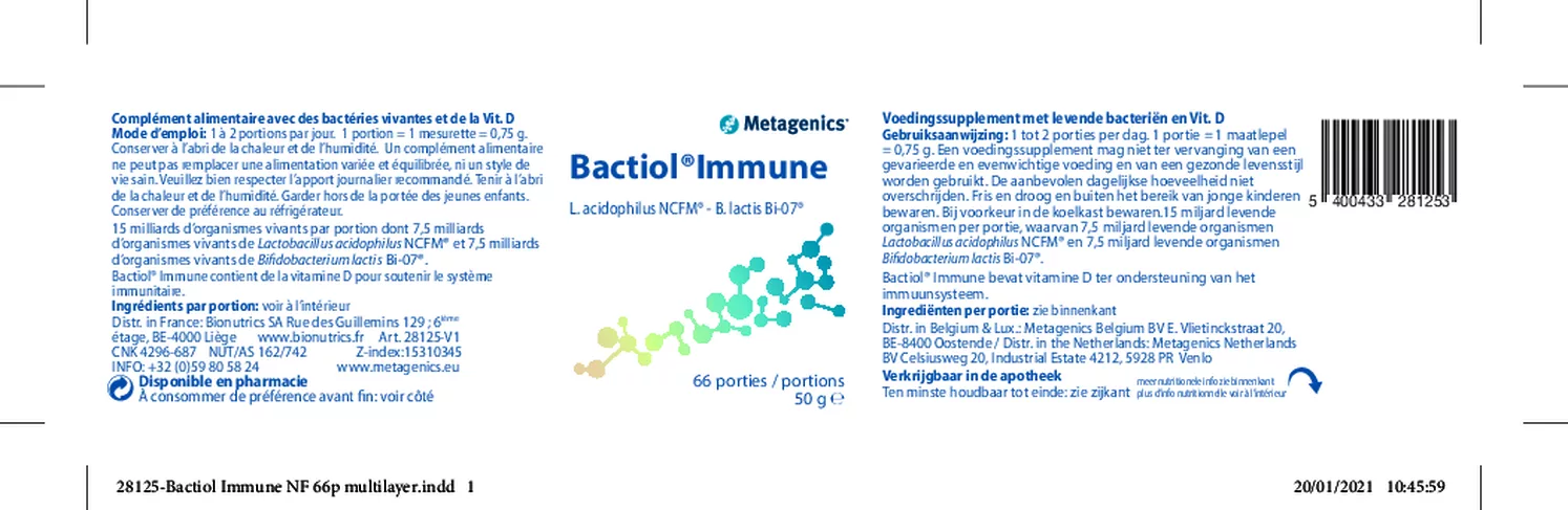 Bactiol Immune afbeelding van document #1, etiket