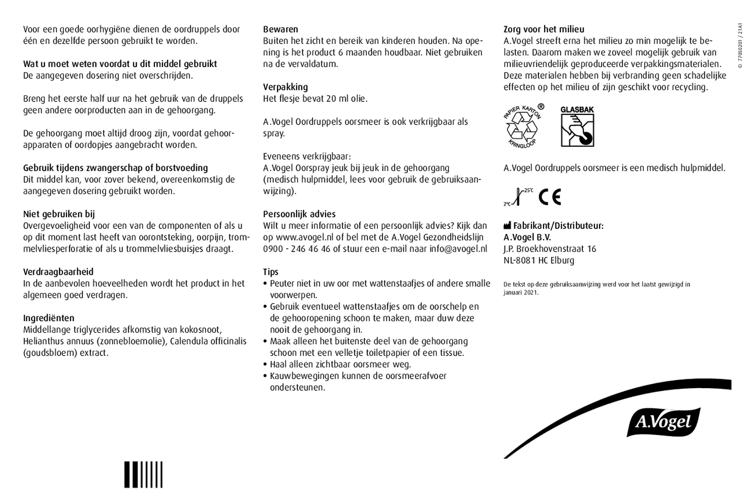 Oordruppels Oorsmeer afbeelding van document #2, gebruiksaanwijzing