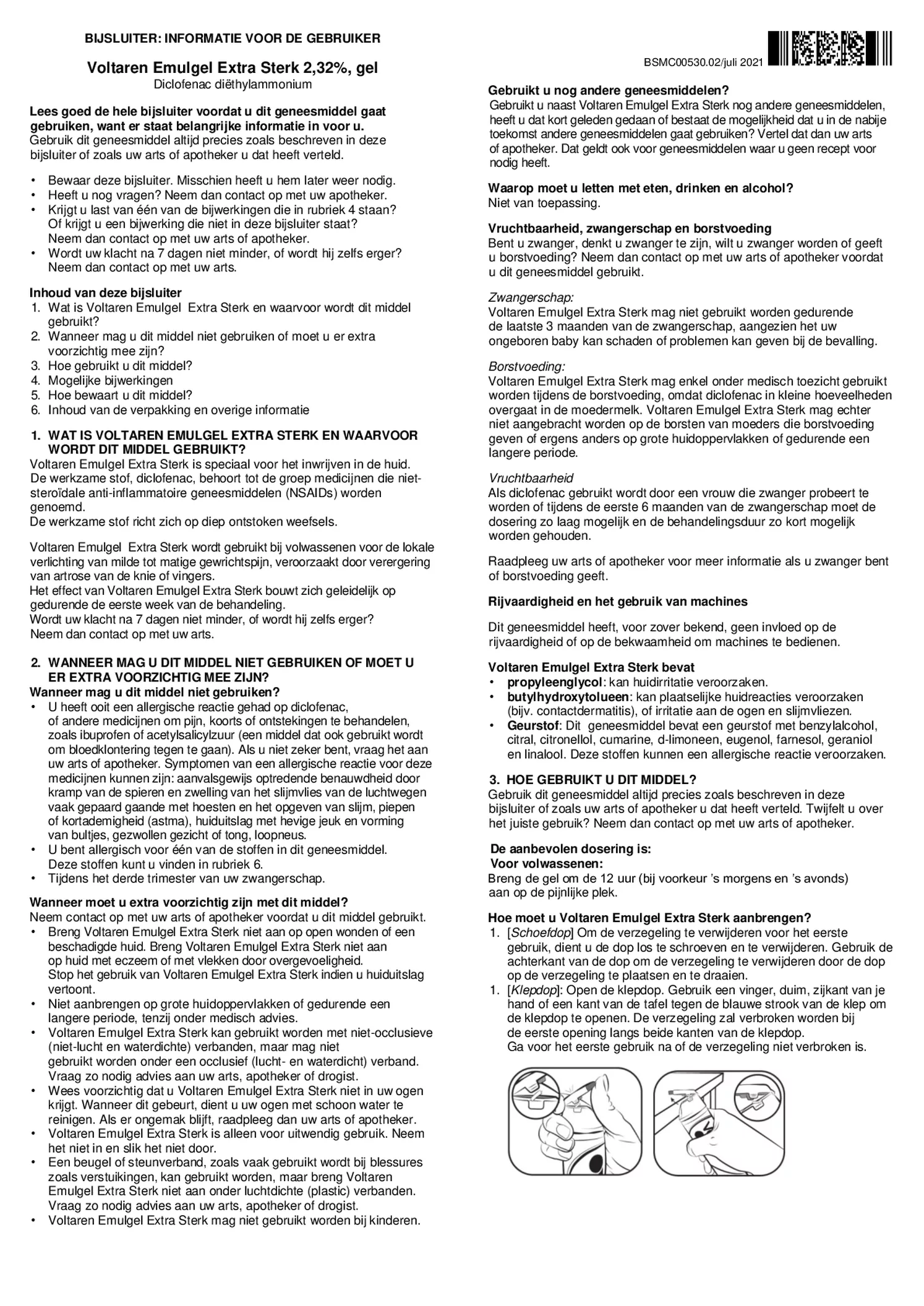 Emulgel Extra Sterk 2,32% afbeelding van document #1, bijsluiter