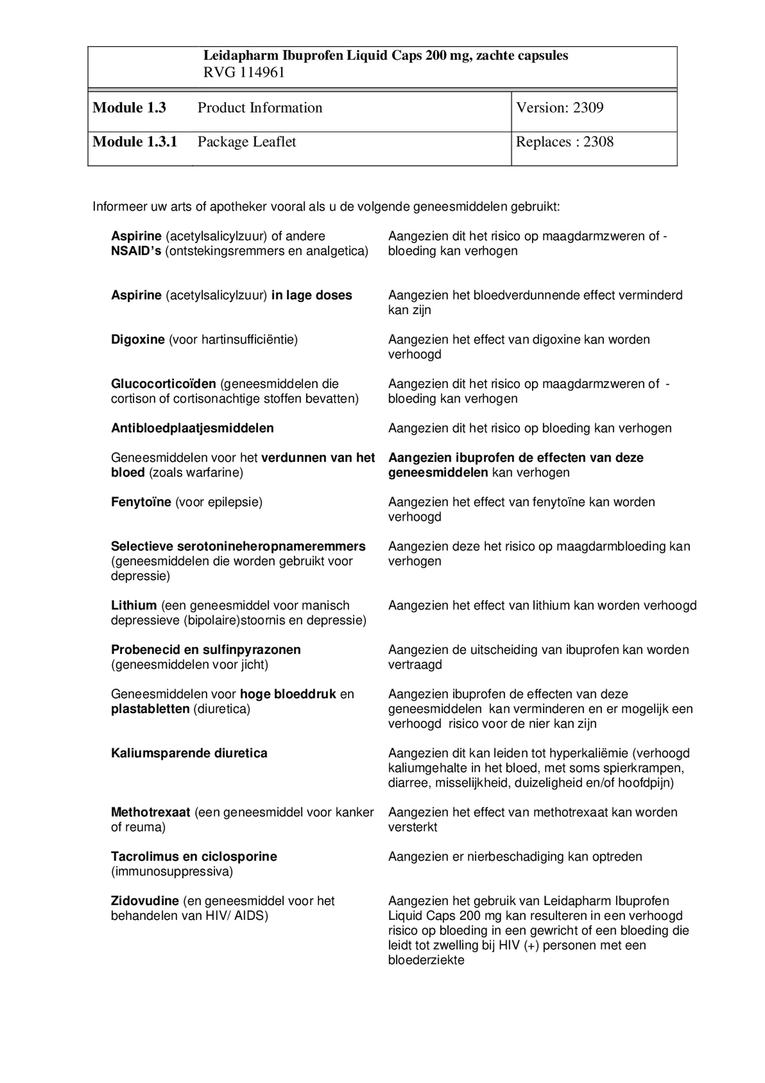 Ibuprofen 200mg Liquid Capsules afbeelding van document #4, bijsluiter