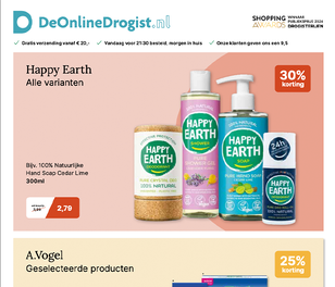 Reclamefolder De Online Drogist