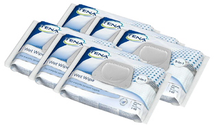 TENA Wet Wipe met Dispenser Multi-verpakking 6x48ST 