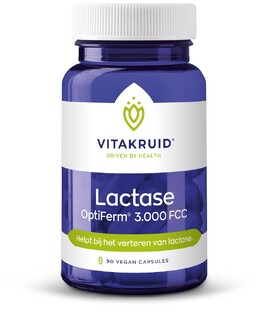 Vitakruid Lactase Optiferm 3.000 FCC Capsules 90VCP 