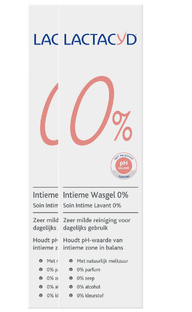 Lactacyd Intieme Wasgel 0% Multiverpakking 2x250ML 