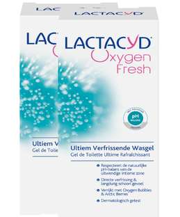 Lactacyd Wasemulsie Oxy Fresh Multiverpakking 2x200ML 