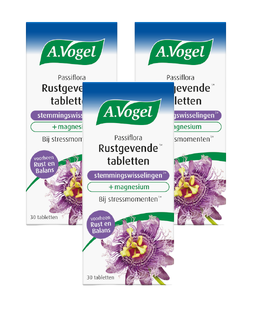 A.Vogel Passiflora Rustgevende * Tabletten Stemmingswisselingen * Multiverpakking 3x30TB 