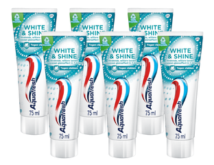 Aquafresh Tandpasta White & Shine Multiverpakking 6x75ML 