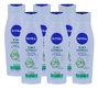 Nivea 2in1 Care Express Voordeelverpakking 6x250ml 6x250ML 