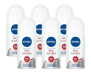 Nivea Dry Comfort Roll-on Voordeelverpakking 6x50ML 