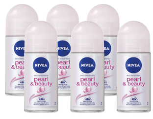 Nivea Pearl & Beauty Roll-on Voordeelverpakking 6x50ML 