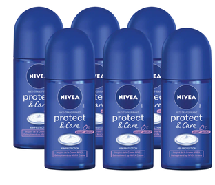 Nivea Protect & Care Roll-on Voordeelverpakking 6x50ML 