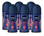 Nivea Men Dry Impact Roll-on Voordeelverpakking 6x50ML 