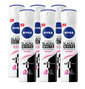 Nivea Black & White Invisible Original Deodorant Spray Voordeelverpakking 6x150ML 