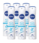 Nivea Fresh Natural Deodorant Spray Voordeelverpakking 6x150ML 