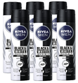 Nivea Men Black & White Invisible Original Deodorant Spray Voordeelverpakking 6x150ML