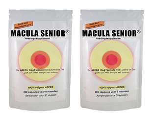 Sanmed Macula Senior Capsules Jaarverpakking 2x360CP 