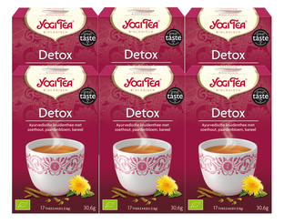 Yogi Tea Detox Voordeelverpakking 6x17ST 