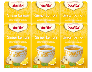 Yogi Tea Ginger Lemon Voordeelverpakking 6x17ST 