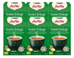 Yogi Tea Green Energy Voordeelverpakking 6x17ST 