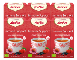 Yogi Tea Immune Support Voordeelverpakking 6x17ST 