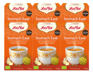 Yogi Tea Stomach Ease Voordeelverpakking 6x17ST 