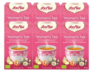 Yogi Tea Women's Tea Voordeelverpakking 6x17ST 