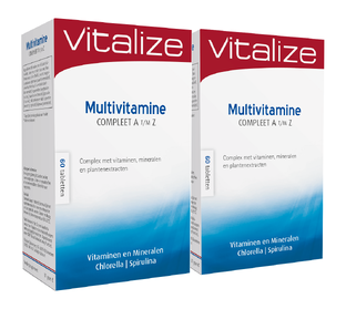 Vitalize Multivitamine Tabletten Voordeelverpakking 2x60TB 