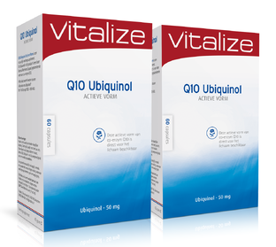 Vitalize Q10 Ubiquinol Capsules Voordeelverpakking 2x60CP 