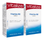 Vitalize Vitamine B12 Smelttabletten Voordeelverpakking 2x100TB 