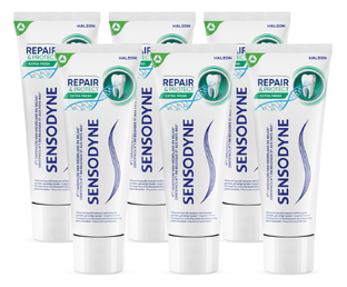 Sensodyne Repair & Protect Extra Fresh Tandpasta Multiverpakking 6x75ML 