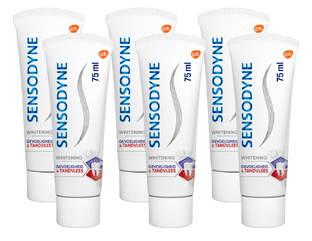 Sensodyne Gevoeligheid & Tandvlees Whitening Tandpasta voor gevoelige tanden 6x75ML 