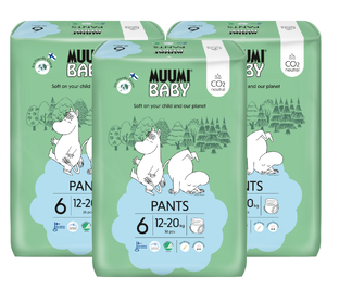 Muumi Baby Ecologische Luierbroekjes 6 Junior Voordeelverpakking 3x36ST 