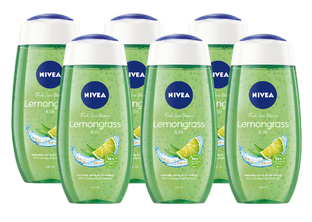 Nivea Lemongrass & Oil Douchegel Voordeelverpakking 6x250ML 