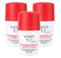 Vichy Deodorant Overmatige Transpiratie Roller 72h - Multiverpakking 3x50ML 