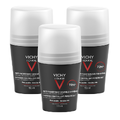 Vichy Homme Deodorant Roller 72 uur - Multiverpakking 3x50ML