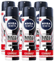 Nivea Men Black & White Max Protection Anti-transpirant Spray Voordeel 6x150ML 