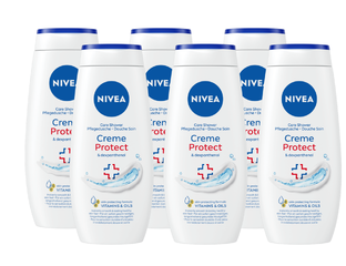 Nivea Care Shower Creme Protect Multiverpakking 6x250ML 