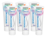 Sensodyne Complete Protection + Advanced Whitening Tandpasta Multiverpakking 6x75ML