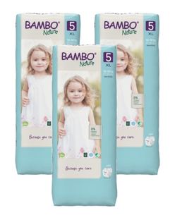 Bambo Nature Luiers Maat 5 XL - Multiverpakking 3x44ST 